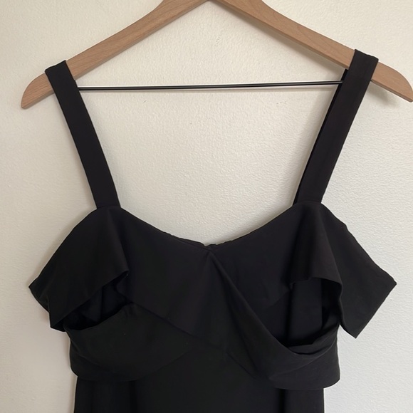 Revolve | By the Way | Black Bodycon Strappy Off Shoulder Mini Dress Size Medium - Picture 3 of 13